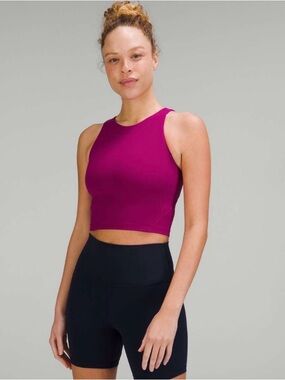 lululemon Align Magenta Cropped Tank Top
